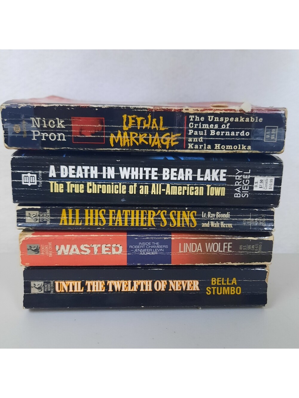 VTG 5 True Crime Books Lethal Marriage White Bear Lake Wasted His Father's Sins